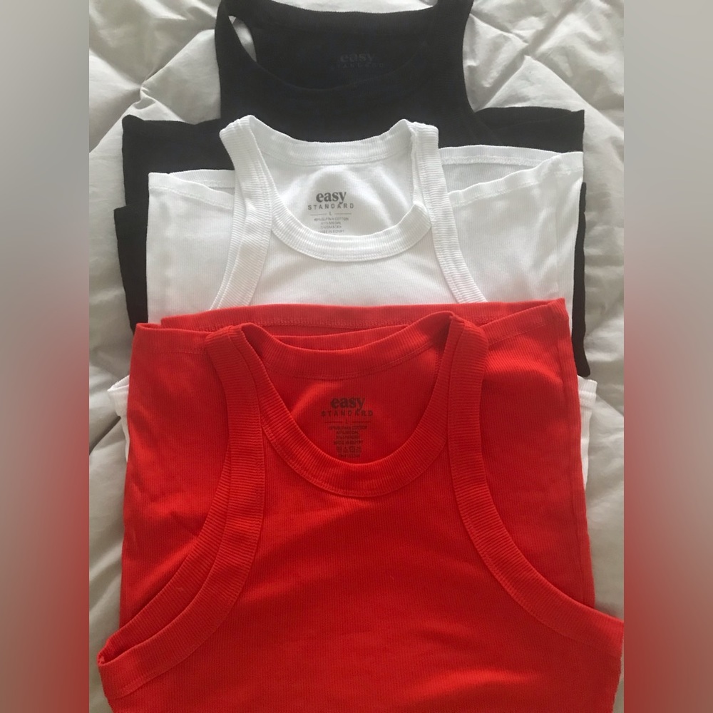 Easy Standard Rib Fitted Racer Tank
